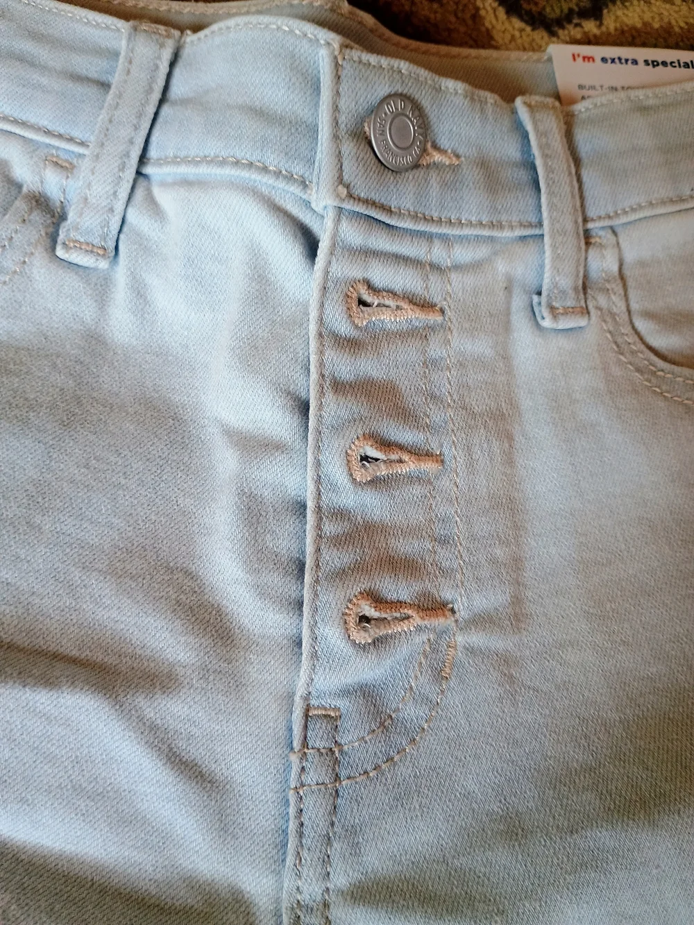Old Navy Light Blue High-Waist Jeans